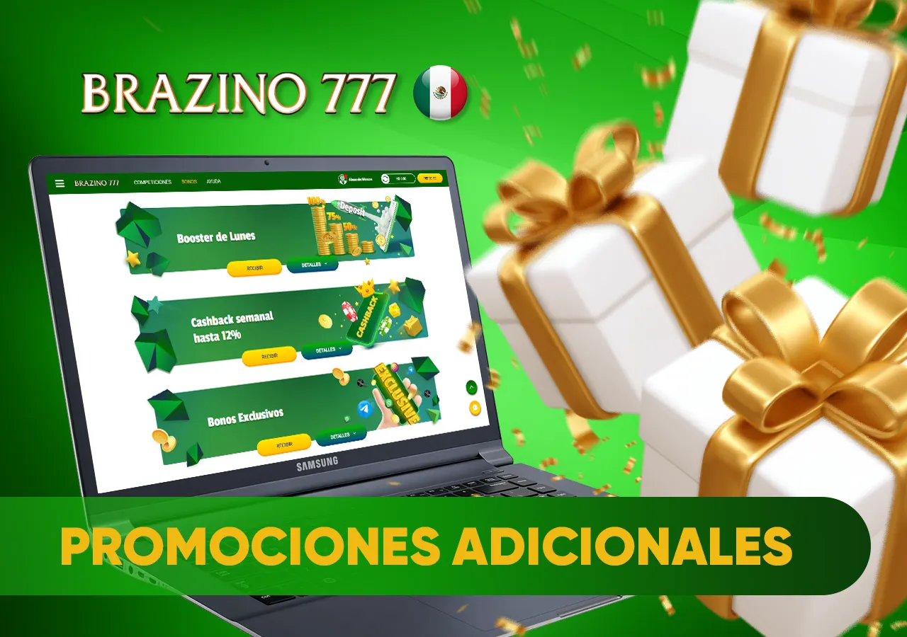 Bonificaciones adicionales para juegos de casino y apuestas deportivas