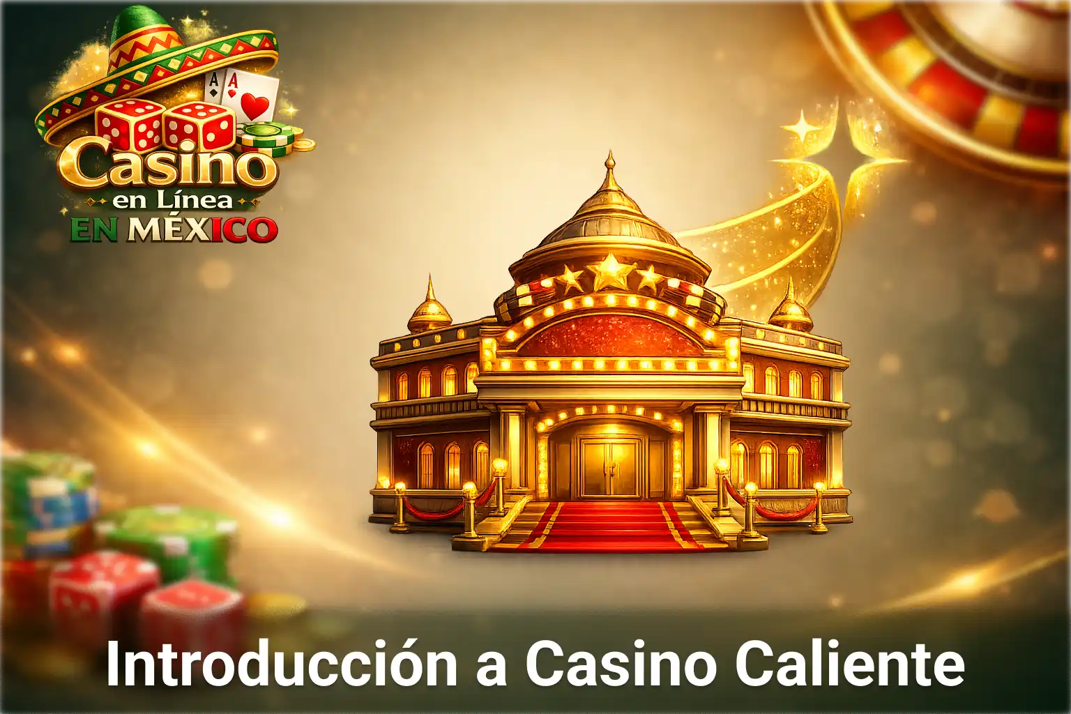 Vista general del casino Caliente online con diseño y temática de juego