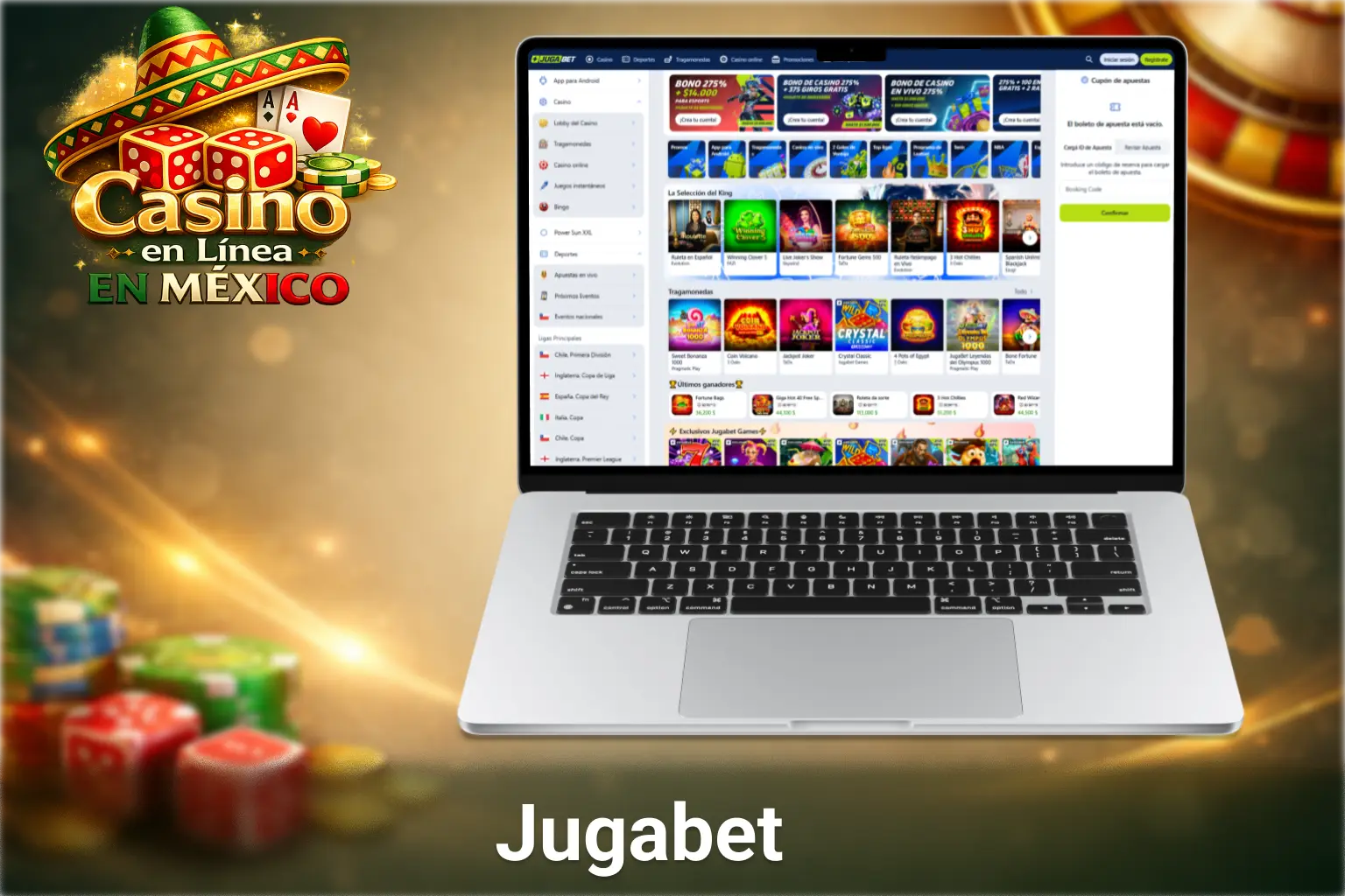 Casino en línea en México Jugabet con tragamonedas, casino en vivo y bonos atractivos para nuevos jugadores